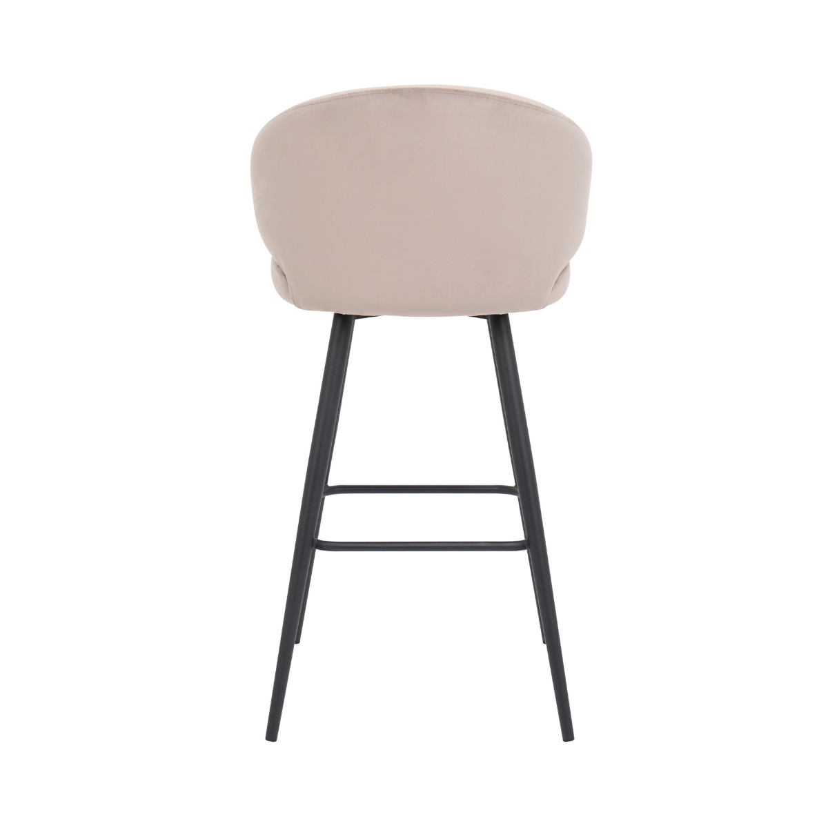 DL FLORENTINA Beige elegant Upholstered indoor bar stool